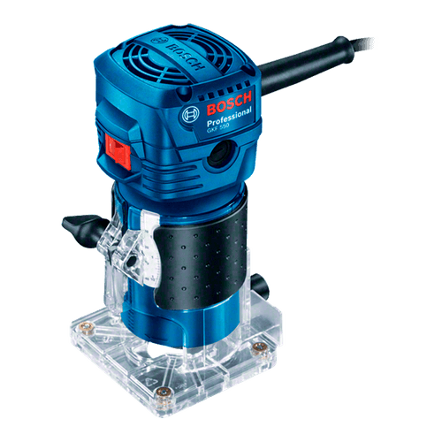 Tupia Bosch GKF 550 com 550W com 2 Pinças