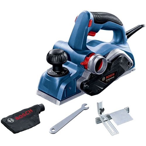 Plaina Bosch GHO 700 com 700W com 2 Lâminas e Saco coletor de pó