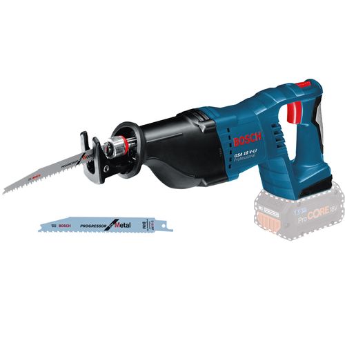 Serra Sabre a Bateria Bosch GSA 18V-LI 18V sem Bateria e sem Carregador