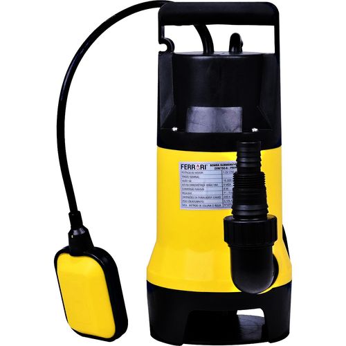 Bomba Submersa Para Agua Suja Ferrari ZXW750-A Premium 1.0 CV