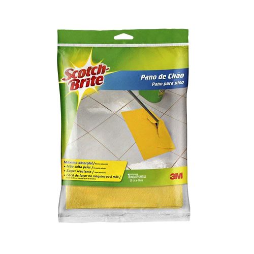 Pano de Chão Scotch-Brite™ Amarelo