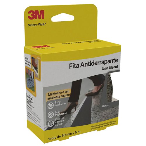 Fita Antiderrapante 3M™ Safety-Walk® Cinza 50mm x 5metros