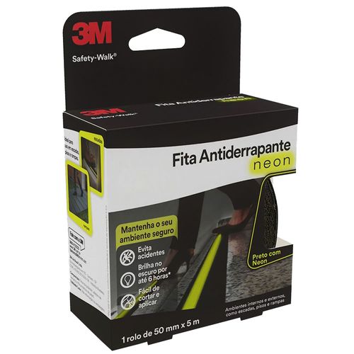 Fita Antiderrapante 3M™ Safety-Walk® Neon 50mm x 5metros