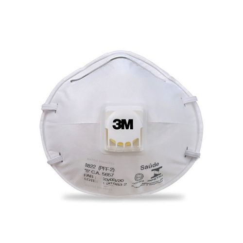 Respirador Descartável para Partículas 3M™ 8822 Branco Concha