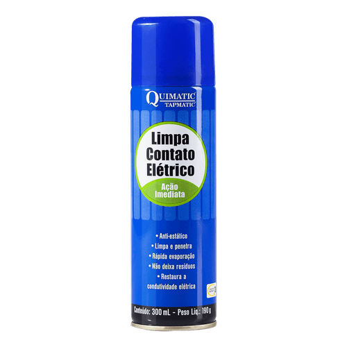 Limpa Contato Elétrico de Ação Imediata Quimatic Aerossol 300 mL (Peso líq. 190 g) Tapmatic