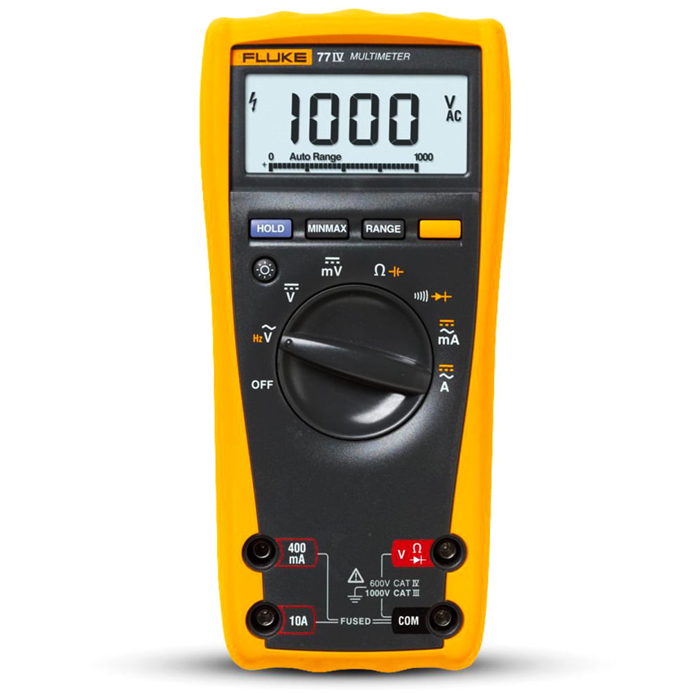Multímetro Digital TRUE-RMS 1.000V Fluke 77IV - Luitex Máquinas e ...