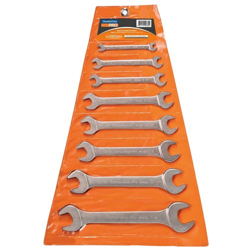 Jogo Chave Fixa Tramontina Pro 44610/208 de 6mm à 22mm 8 Peças