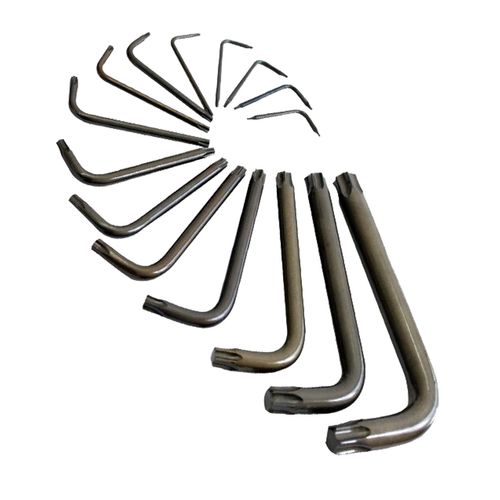 Jogo de Chave Torx Curto Gedore 43TX-15 de T6 à T60 15 Peças com Suporte