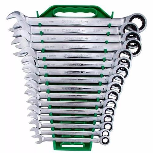 Jogo Chave Combinada Com Catraca MM 8 A 24MM 16 Peças 9416BJ Belzer