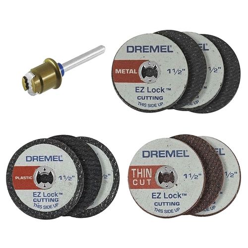 Kit EZ Lock Com 11 Peças Para Cortar 728 Dremel