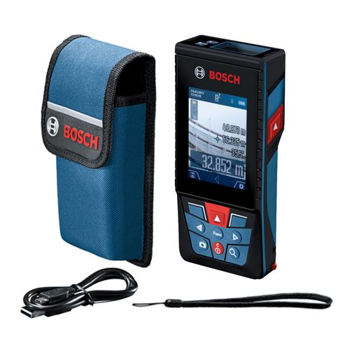 Trena Laser Bosch GLM 120 C alcance 120m com Bluetooth