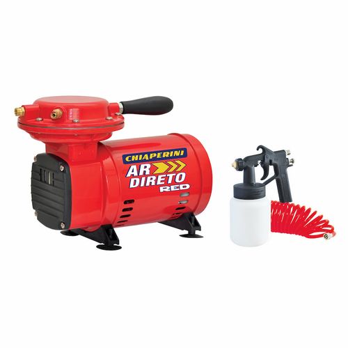 Compressor Ar Direto 1/3CV 2.3PCM Bivolt Red Com Kit Pintura 20328 Chiaperini