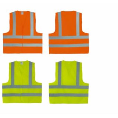 Colete de Segurança Refletivo Laranja ou Verde Limão CG06 Carbografite