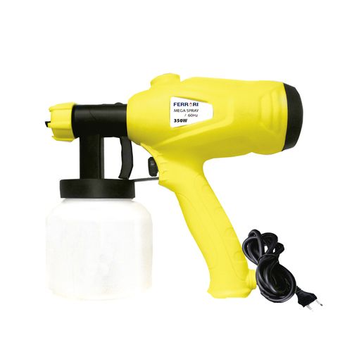 Pistola Para Pintura e Pulverização Eletrica Mega Spray MS-350 Ferrari