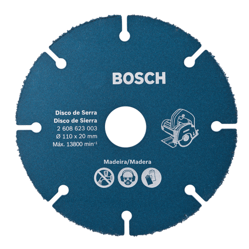 Disco de Corte Madeira para Serra-Mármore Bosch 110mm
