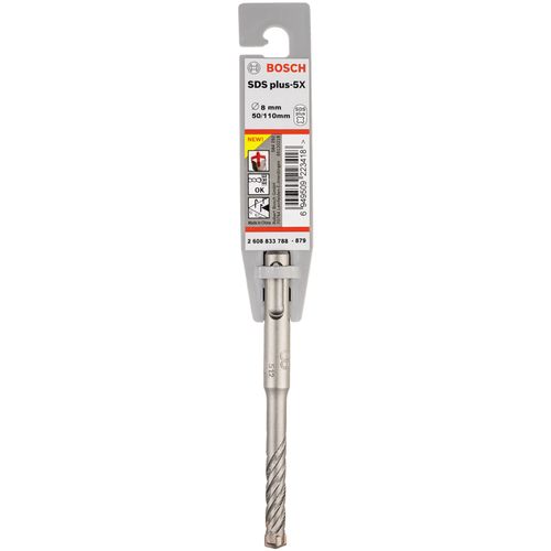 Broca Bosch SDS Plus-5X para Concreto Ø 8 x 50 x 110 mm