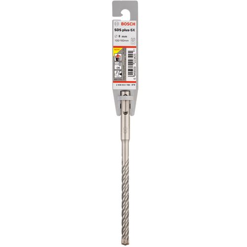 Broca Bosch SDS Plus-5X para Concreto Ø 8 x 100 x 160 mm