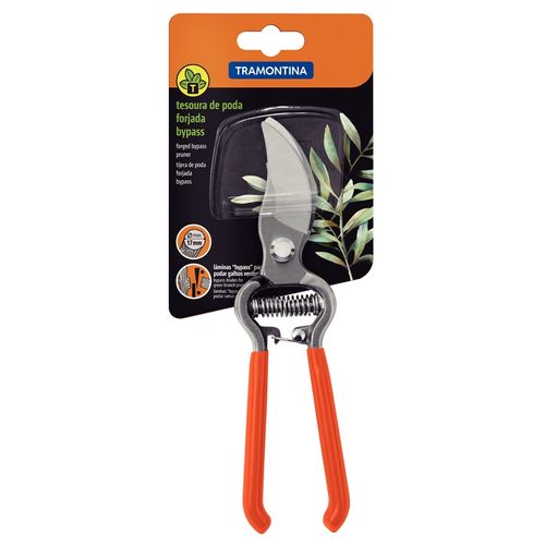 Tesoura Para Poda Profissional Forjada Aço com Cabo Emborrachado Tramontina Jardim