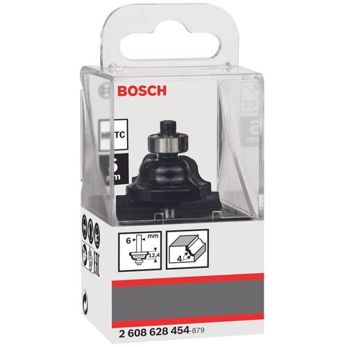 Fresa de Formar Bordas Bosch 6 mm, R1 4 mm, D1 28,6 mm, B 8 mm, L 12,4 mm, G 54 mm