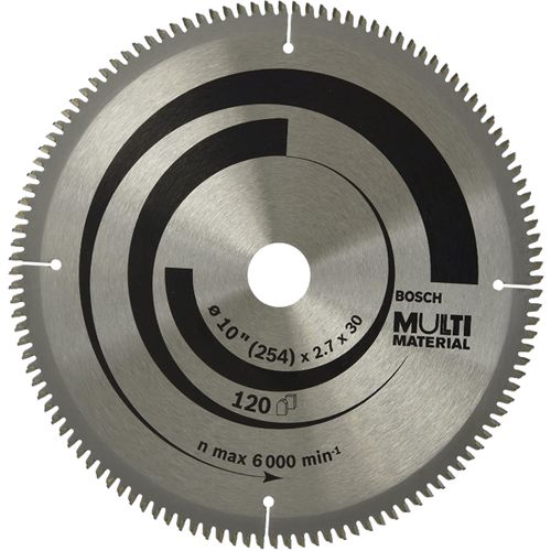 Disco Serra Circular Bosch Multimaterial ø 254 x 30mm 120D