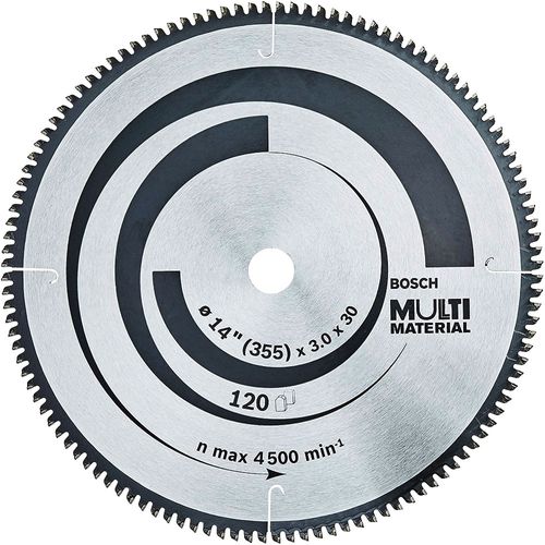 Disco Serra Circular Bosch Multimaterial ø 355 x 30mm 120D