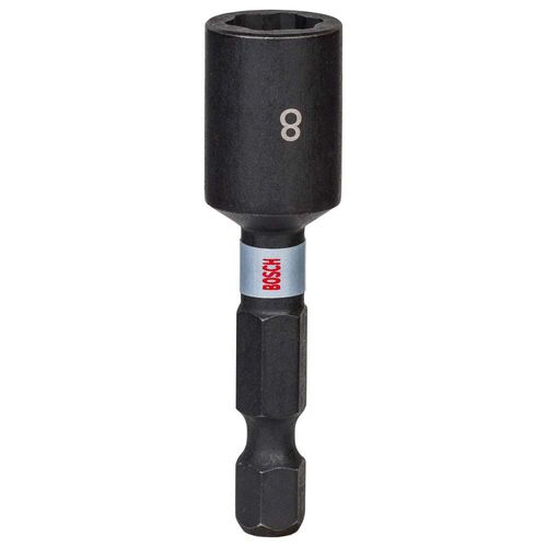 Soquete Canhão Magnético Bosch Impact Control 8mm, 50mm encaixe 1/4"