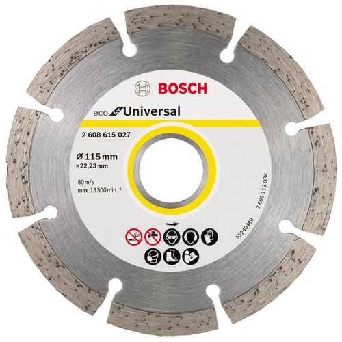 Disco Diamantado Segmentado Bosch ECO For Universal 115 x22,23 x 2,0 x 7 mm