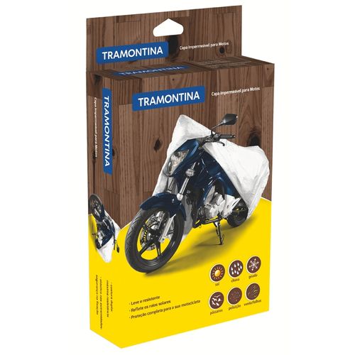 Capa Impermeavel Para Motos Tamanho G Tramontina Master