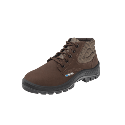 Botina Nobuck Trekking Café Bico Plastico CA 45611 Marluvas