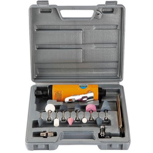 Retífica Pneumática Reta 1/4" CH R-15K Com Kit Chiaperini