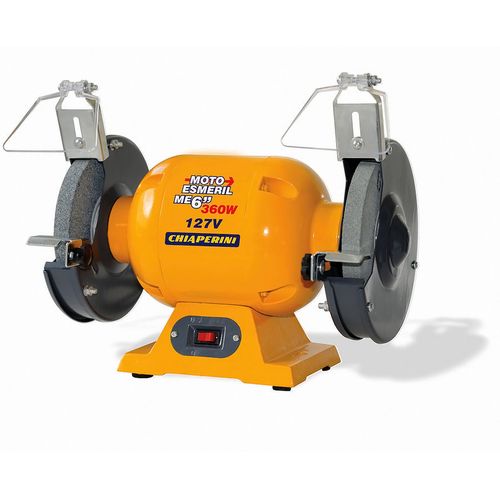 Moto Esmeril de Bancada Profissional 6 pol ME 6 360W Chiaperini