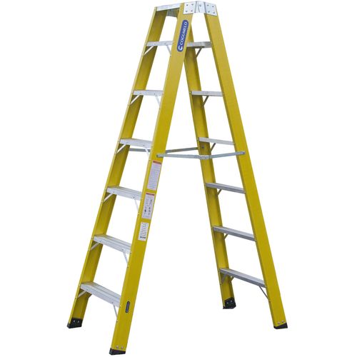 Escada de Fibra Tesoura Dupla TF-6A Aberta 1.95m Sudeste