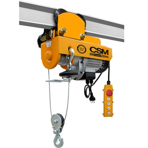 Guincho Coluna Elétrico 300/600KG 220V Com Trole TEC 300/600 71000501 CSM