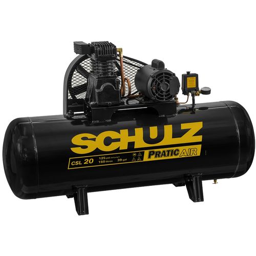 Compressor Pratic Air CSL 20/150 5HP Schulz