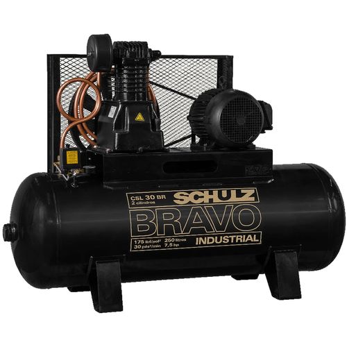 Compressor Bravo CSL 30BR/250L 7.5HP Schulz