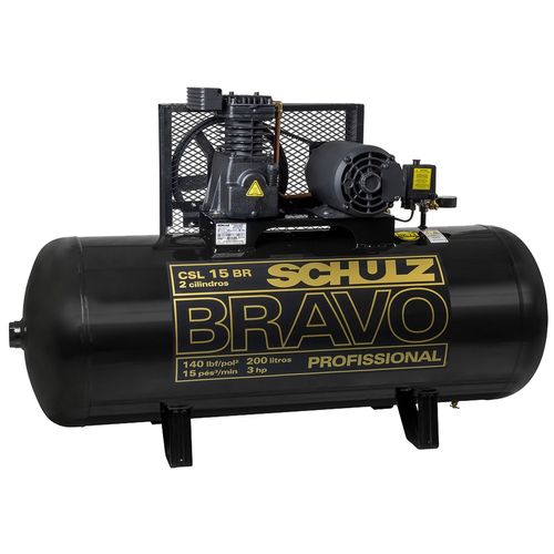 Compressor Trifásico Bravo CSL 15BR/200 3HP Schulz