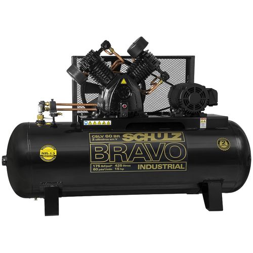Compressor Industrial Bravo CSLV 60BR/425 MTA 15HP Schulz
