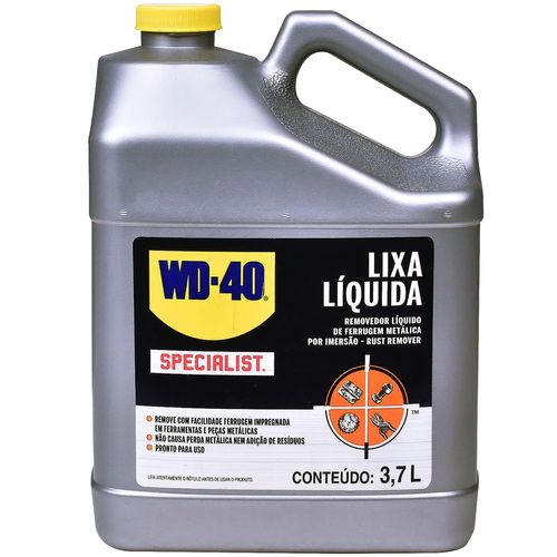 Removedor de Ferrugem Lixa Líquida Linha Specialist 3,7L WD-40