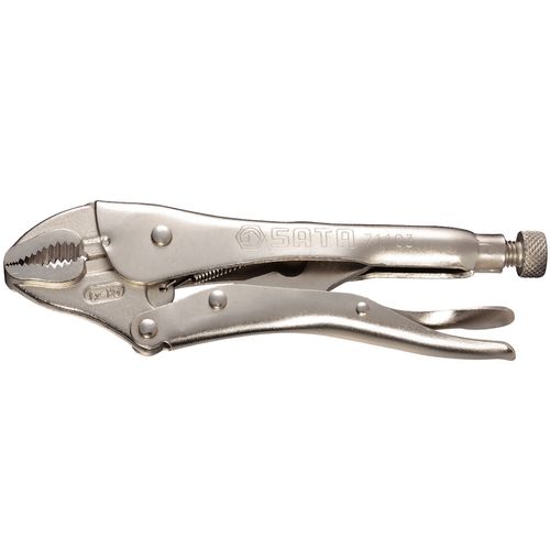 Alicate de Pressão com Mordente Curvo 10" ST71103ST Sata