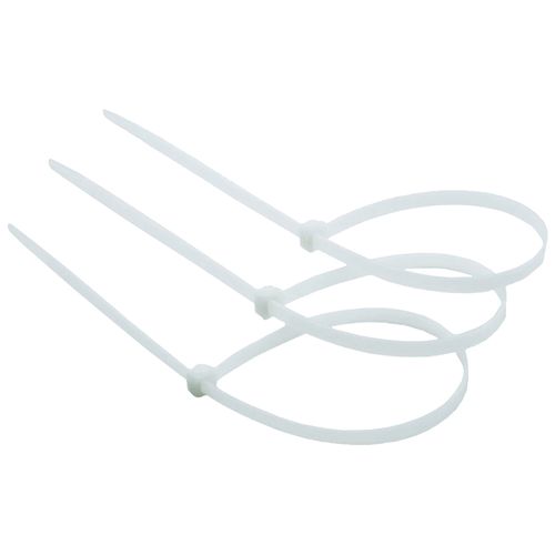 Abraçadeira De Nylon 2.50 X 100mm Branca com 20 Peças Vonder