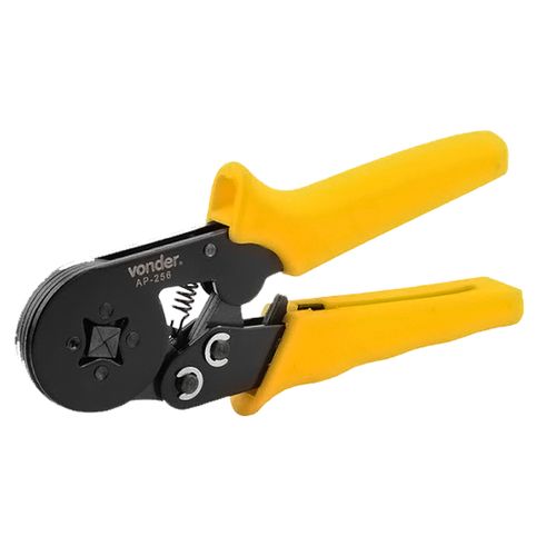 Alicate Crimpador para Terminais 0.25 a 6mm AP-256 Tipo Pino Tubular Vonder