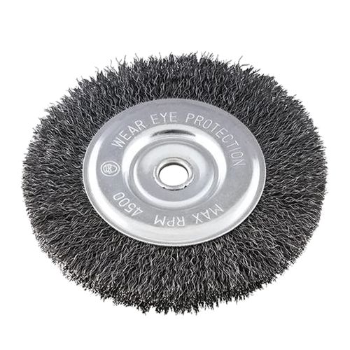 Escova Circular Ondulada de Aço Carbono de 150mm 6 X 1/2 X 1/2 Vonder