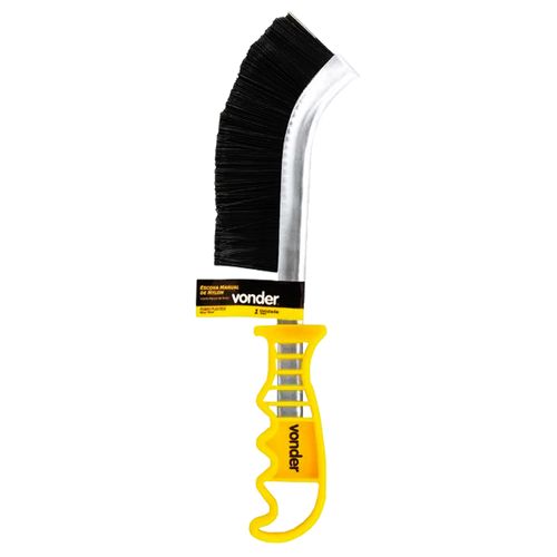 Escova Manual Com Cerdas Em Nylon Cabo Plastico 1 Fileira Vonder