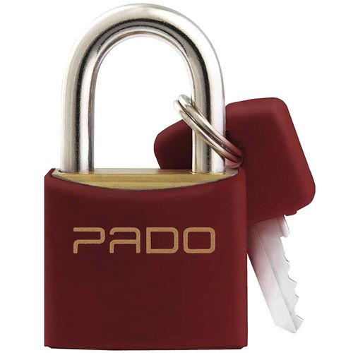 Cadeado Cores Vermelho 40mm Pado