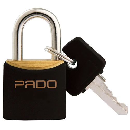 Cadeado Cores Preto 20mm Pado