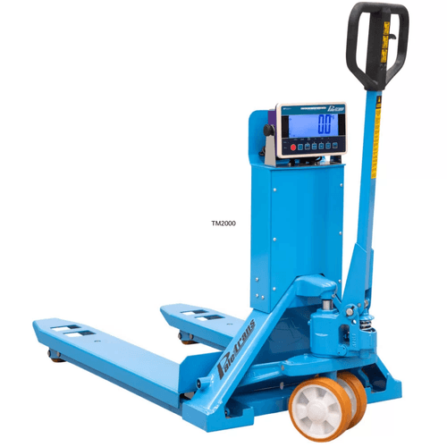 Transpalete Hidráulico Manual TM2000 545mm 2000 Kg com Balança com Roda Simples em Poliuretano Paletrans