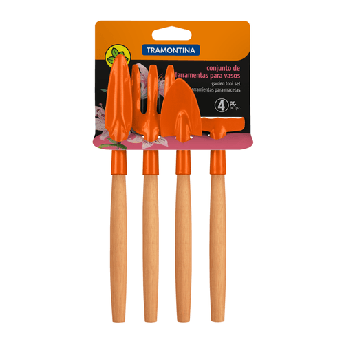 Conjunto de Jardinagem Para Vasos Com 4 Peças 78104/801 Tramontina