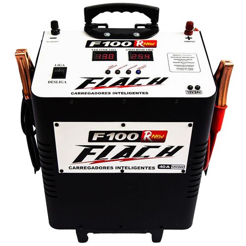 Carregador de Bateria 40A F100 12/24 RNEW Bivolt Flach