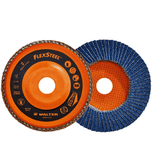 Disco Flap Flexsteel para Aço 180mm G60 Walter