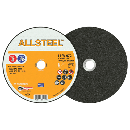 Disco de Corte Allsteel 7" x 5/64" x 7/8" Walter